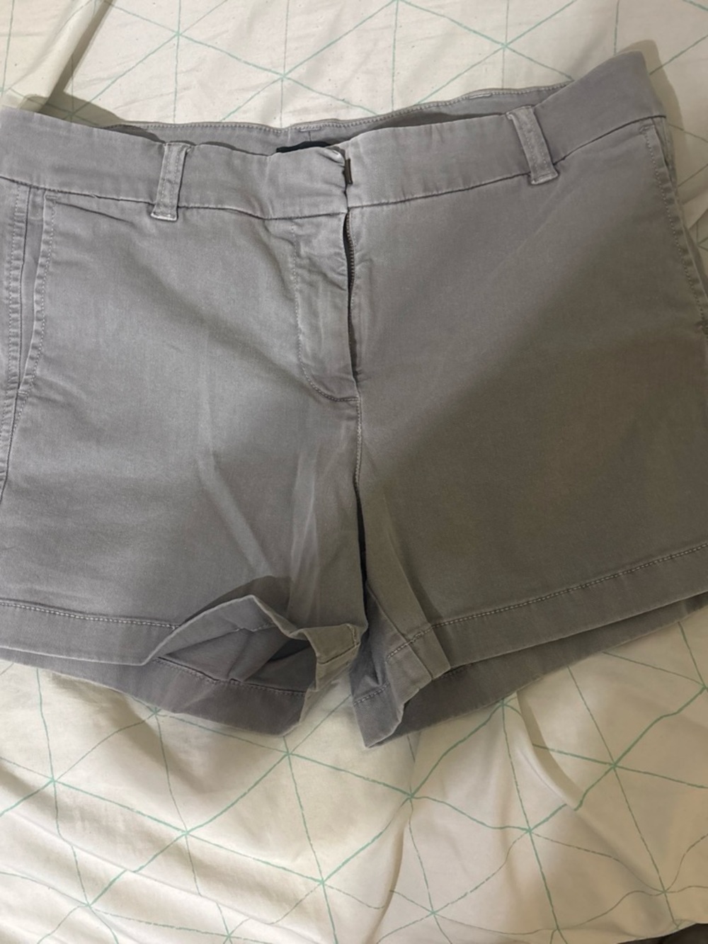 J. Crew Women's High-Rise Gray Casual Shorts